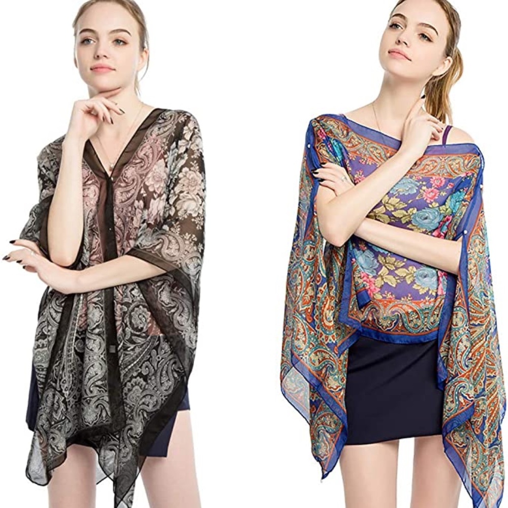 Chiffon Scarf Kaftan